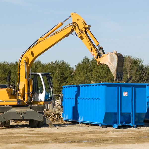 what size residential dumpster rentals are available in Iron Mountain Lake Missouri